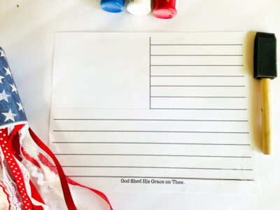 handprint flag craft