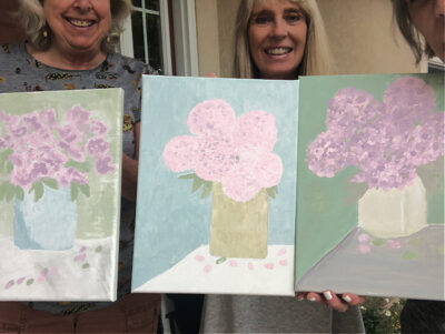 stir dianne orth julianne hagan jill clarke paintings